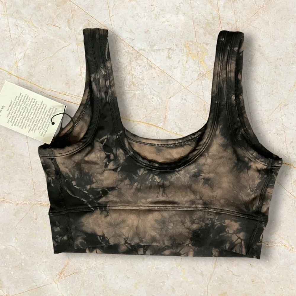 NWT Electric & Rose Acid Wash Sports Bra
